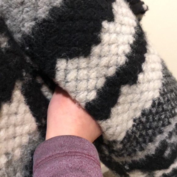 Anthropologie Guest Editor Jacket Size Small Black Abstract Pattern - Picture 4 of 12